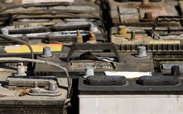 Old batteries