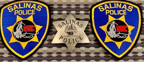 Salinas Police rodeo logo and badge
